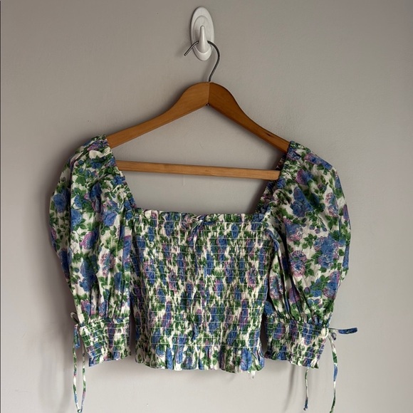 FOR LOVE & LEMONS Bridget Crop Top in Wisteria XS - Picture 2 of 10